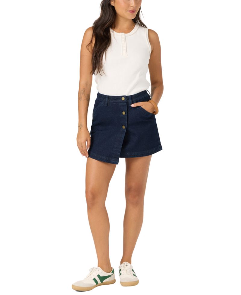 Women's Og Chance Low-Rise Wrap Mini Skirt