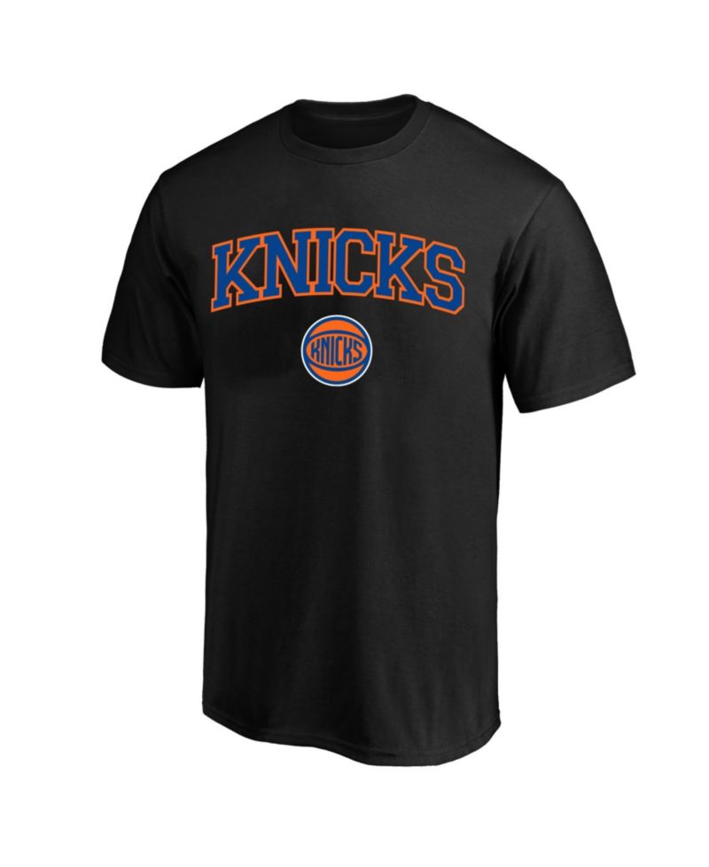 Men's Black New York Knicks Big and Tall Arch Over Logo T-Shirt