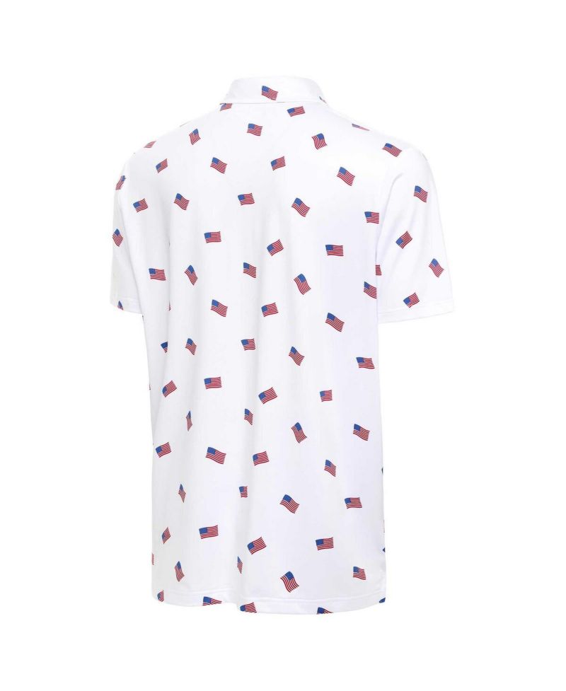 Men's White San Francisco Giants Americana Polo