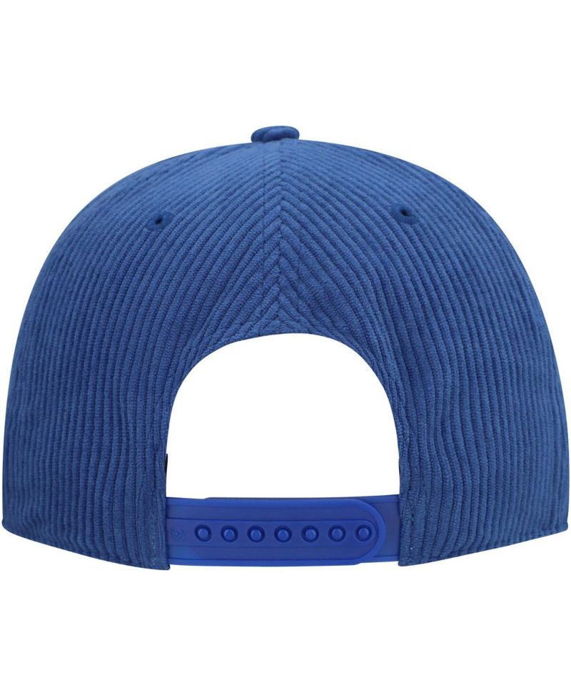 Men's Royal Golden State Warriors Double Header Sidepatch Cord Hitch Adjustable Hat