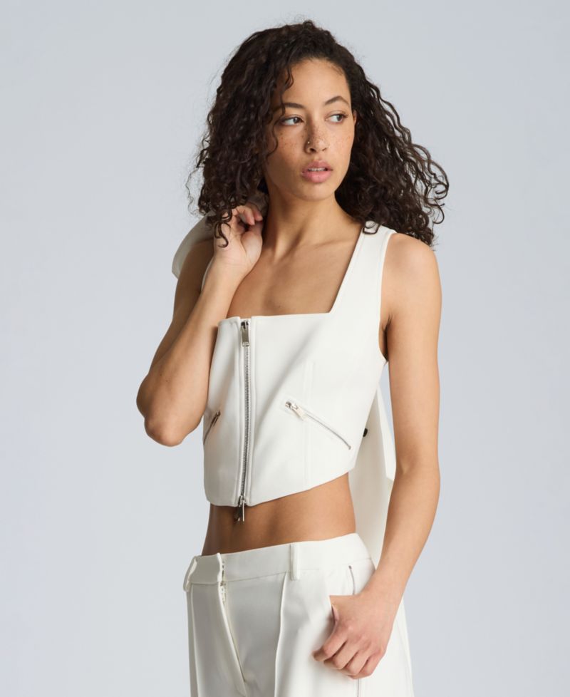 Women's Fitted Square Neck Bodice Top