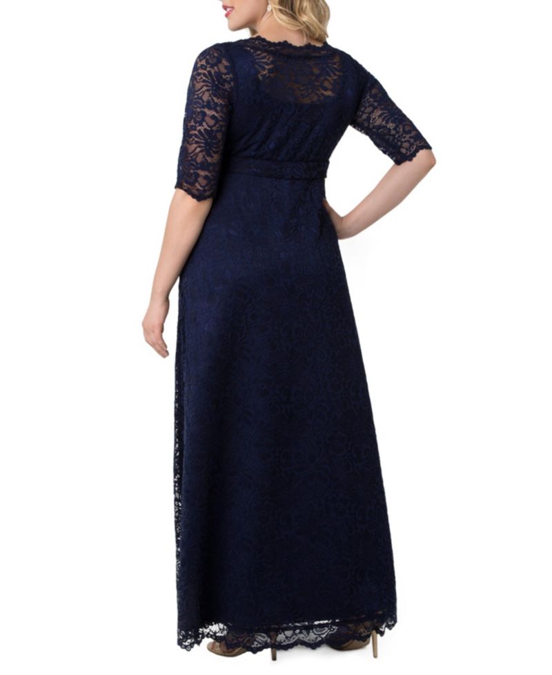 Plus Size Women'sPlus Leona Lace Long Formal Gown