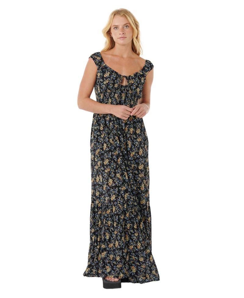 Women's Pacific Rider Ditsy Short Sleeve Maxi Dress