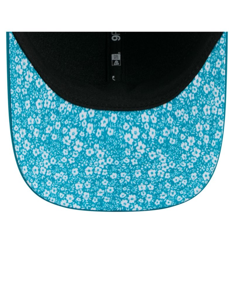 Men's Teal Jacksonville Jaguars Floral 9FORTY M-Crown Trucker Adjustable Hat