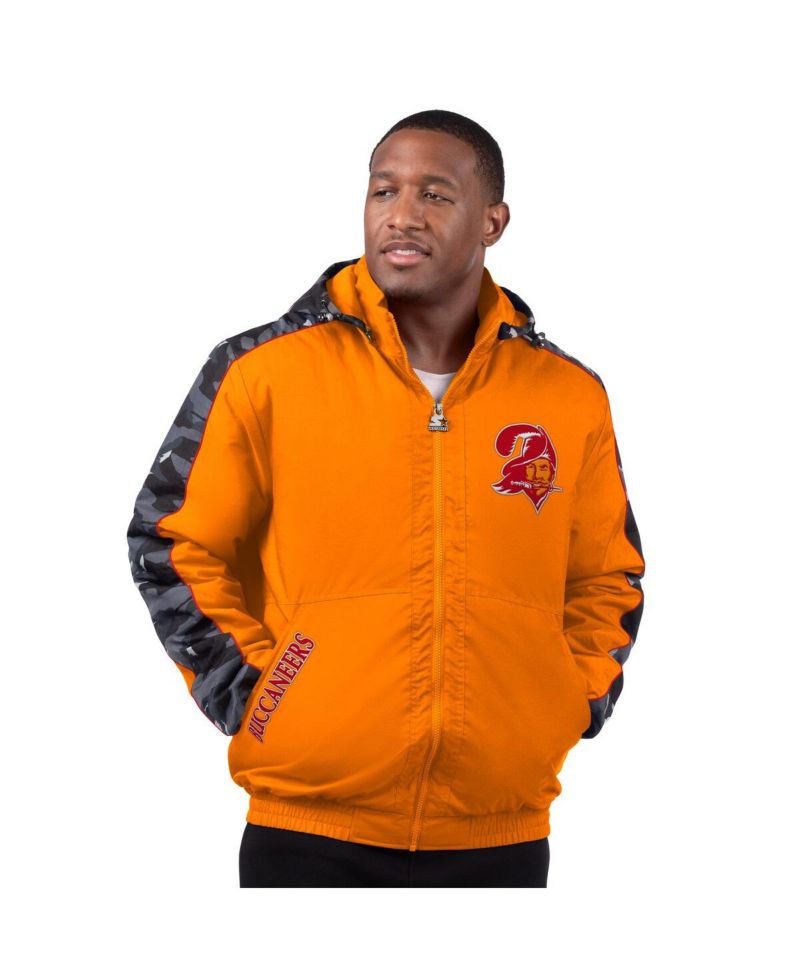 Men's Orange Tampa Bay Buccaneers Thursday Night Gridiron Full-Zip Hoodie Jacket