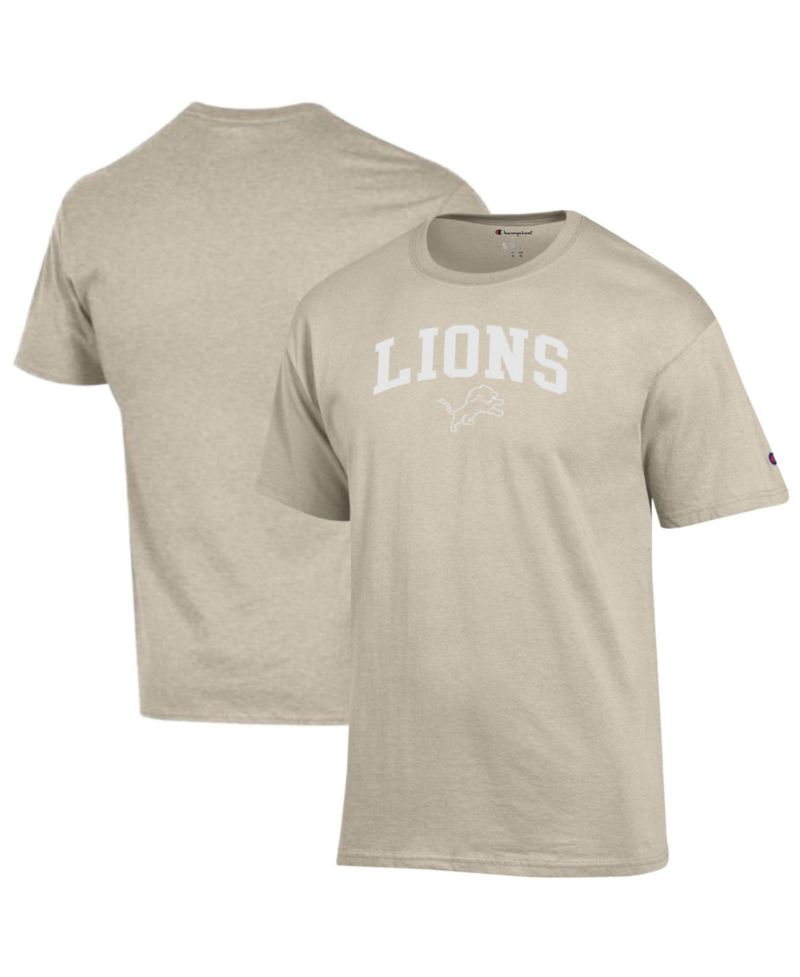 Men's Oatmeal Detroit Lions Jersey T-Shirt
