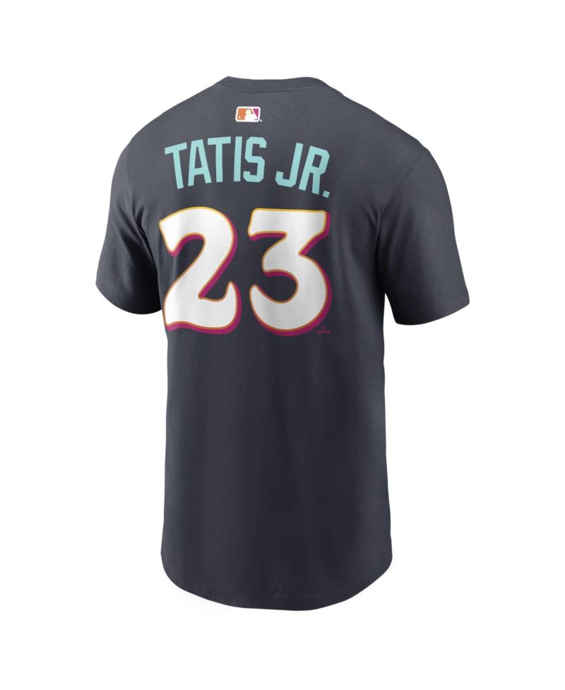 Men's Fernando Tatis Jr. Black San Diego Padres 2026 City Connect Name & Number T-Shirt