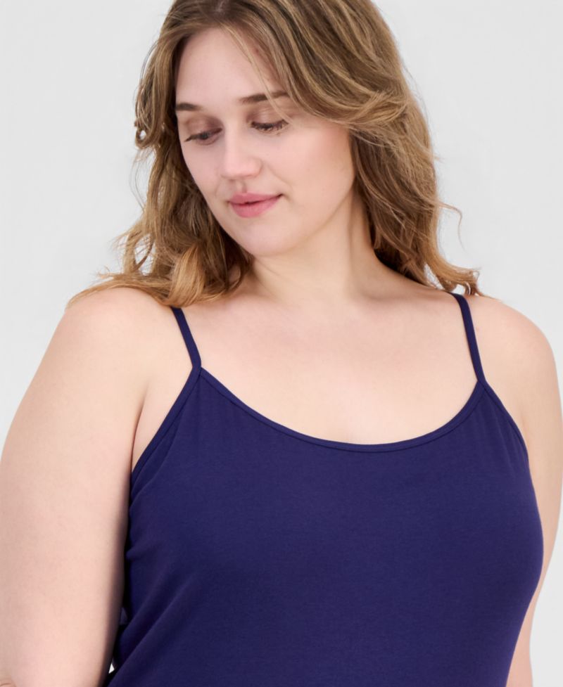 Trendy Plus Size Scoop-Neck Sleeveless Top
