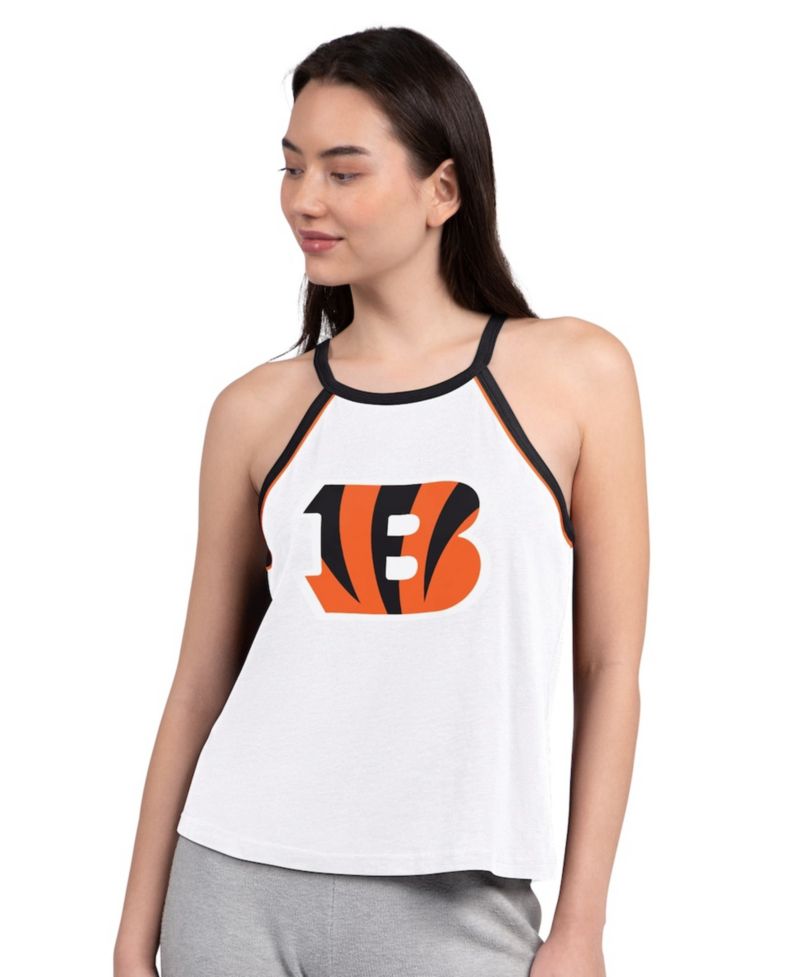 Women's White Cincinnati Bengals Redemption Win Slub Tank Top