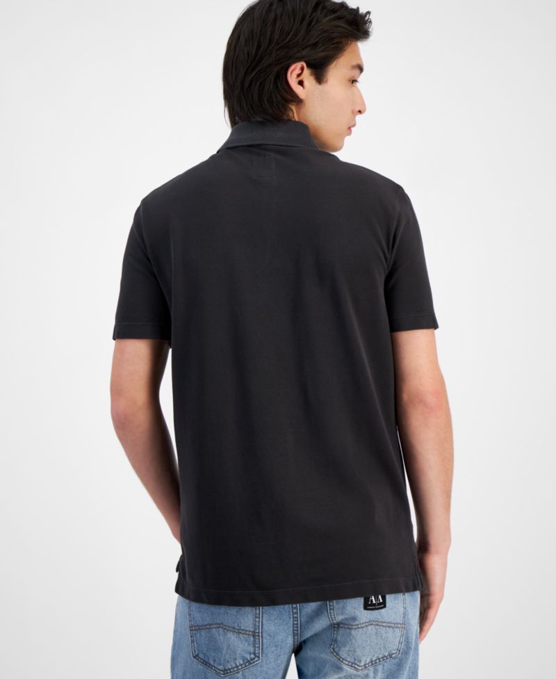 Men's Sun-Faded Logo Polo Shirt