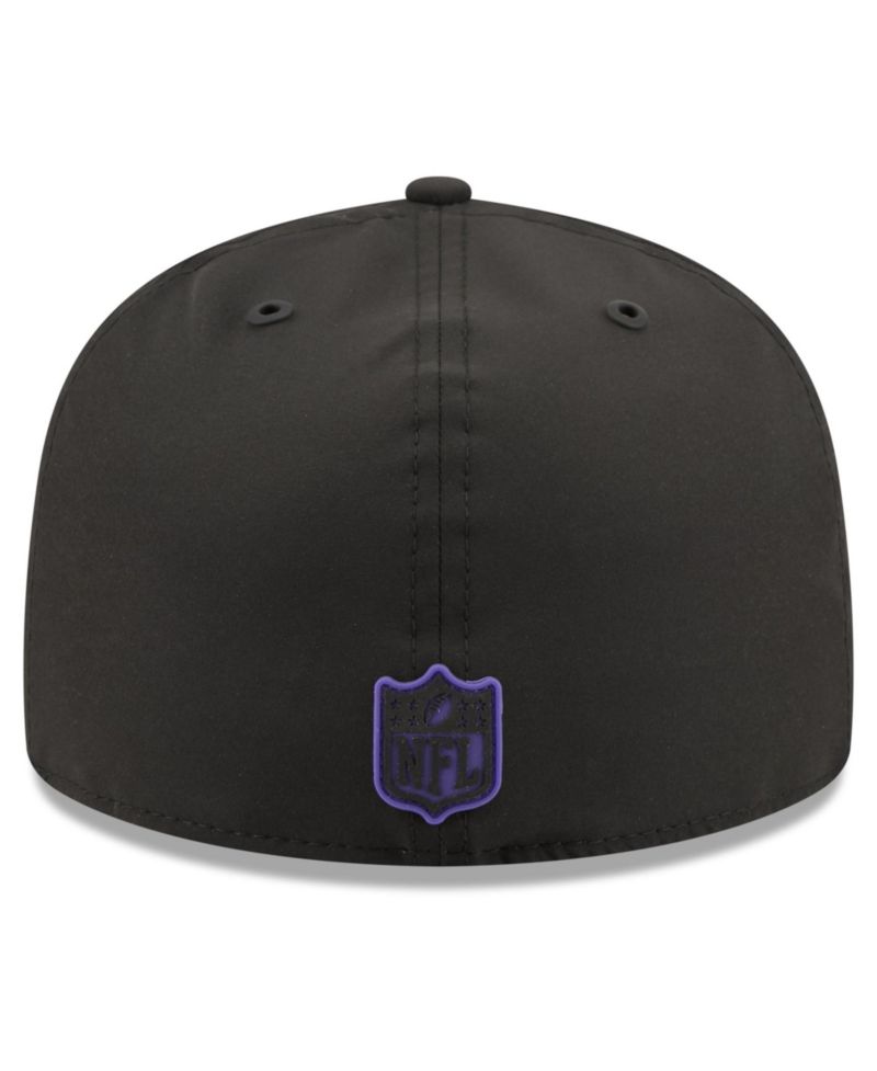 Men's Black Baltimore Ravens 2026 Sideline 59FIFTY Fitted Hat