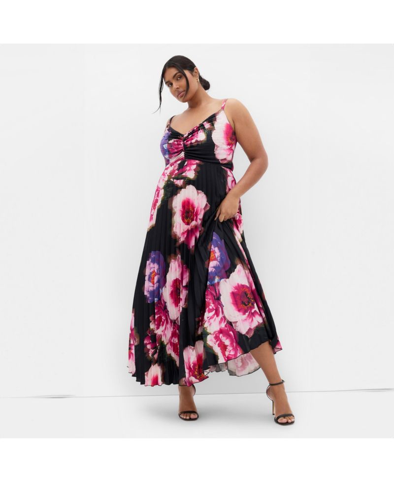 Women's Ariana Print Pleat Dress