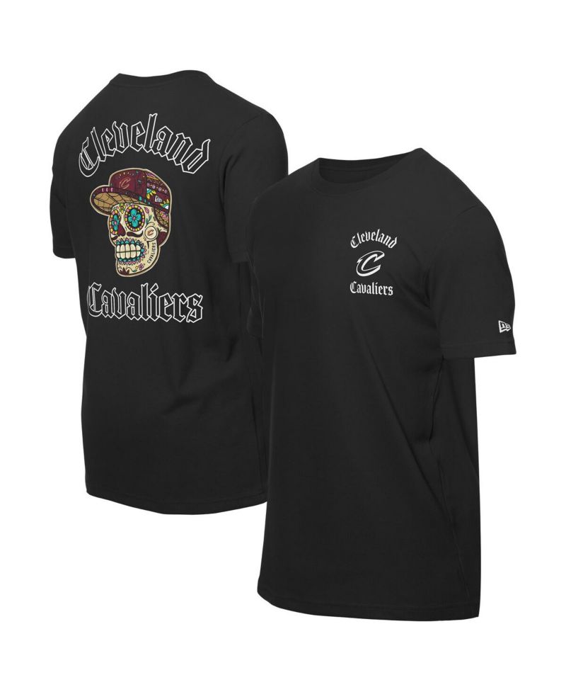 Men's Black Cleveland Cavaliers Sugar Skulls T-Shirt