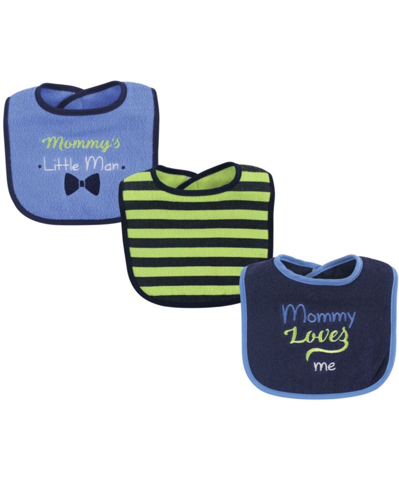 Cotton Drooler Bibs with Fiber Filling