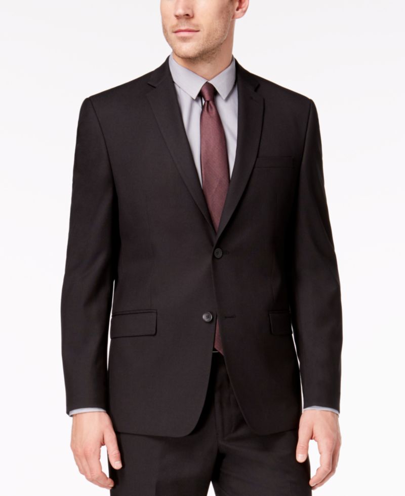 by Andrew Marc Men's Slim Fit 2-Piece Suit