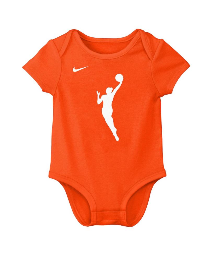 Baby Boys and Girls Orange WNBA Essential Logo Bodysuit