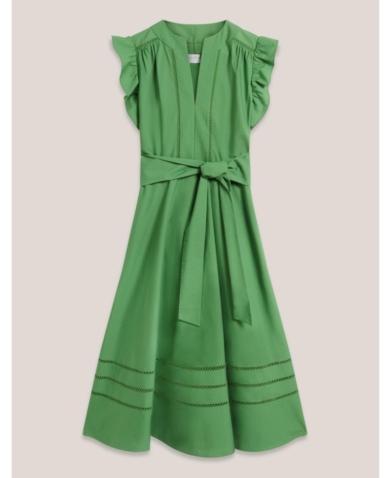Women's Vanessa Ruffle Sleeve Midi Dress