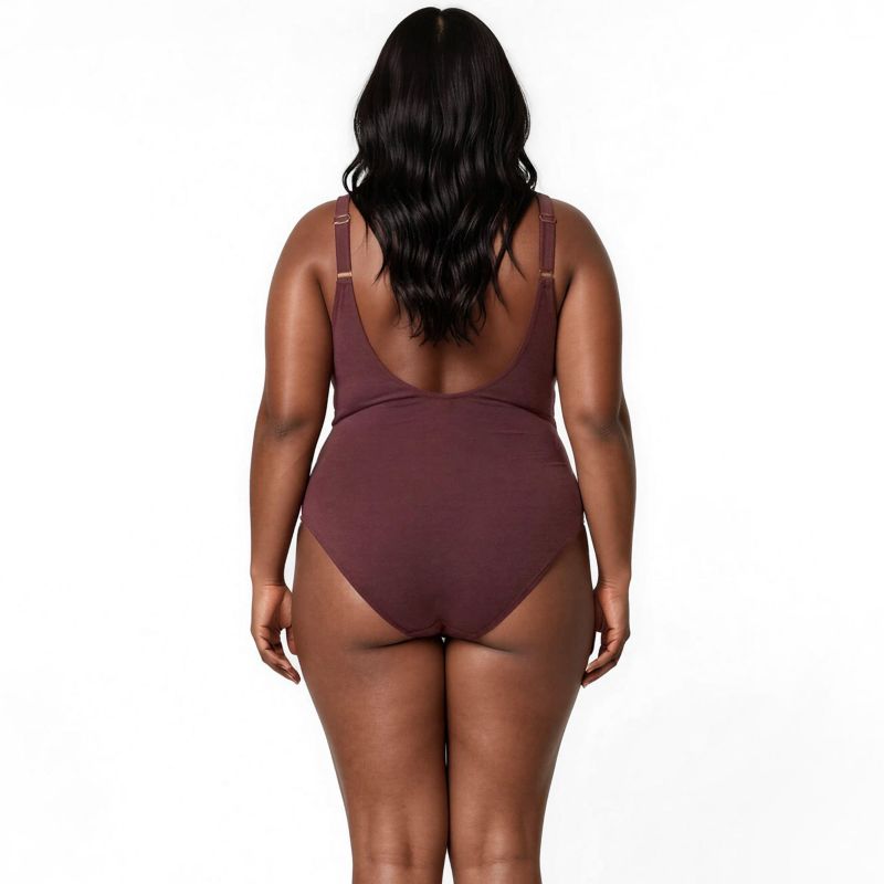 Plus Size Mila One-Piece Swimsuit With Built-In Bra and Tummy Control