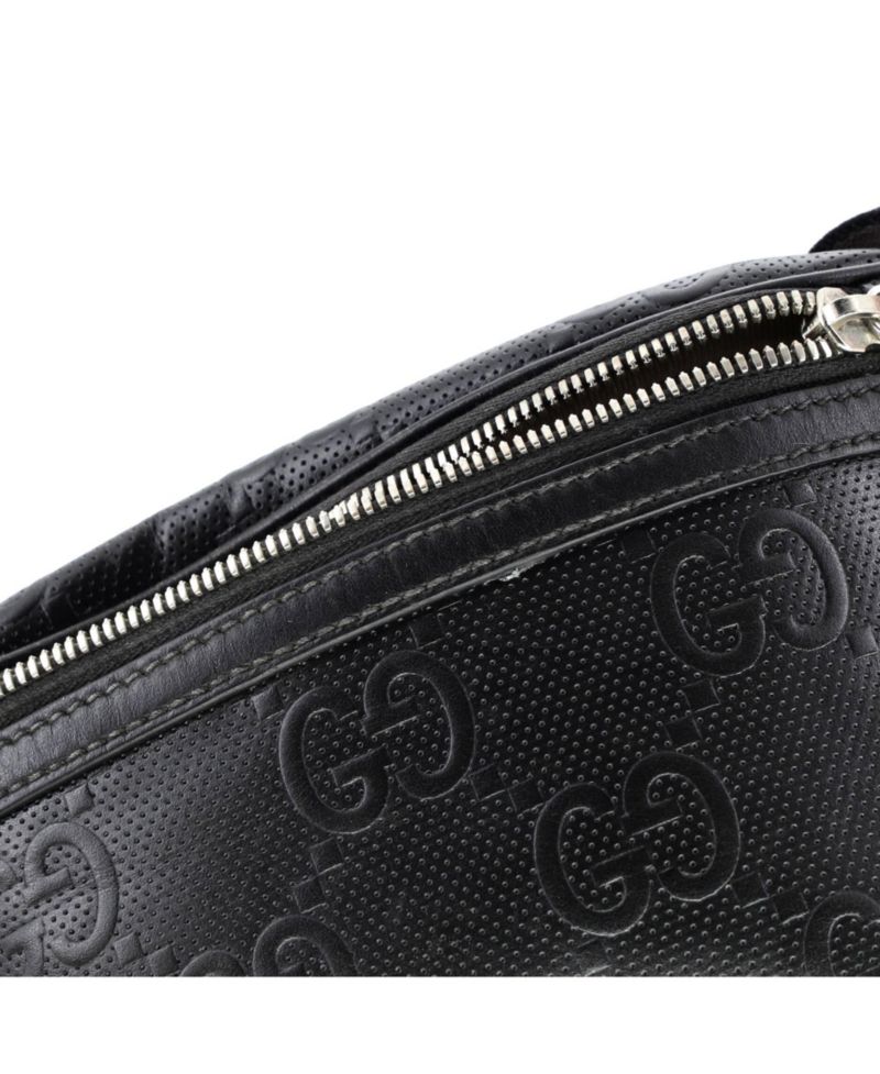 Small Belt Bag GG Embossed Perforated Leather