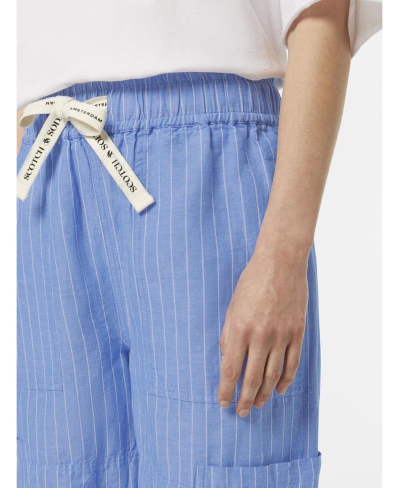 Women's Noa High-Rise Wide-Leg Pull On Cargo Pant