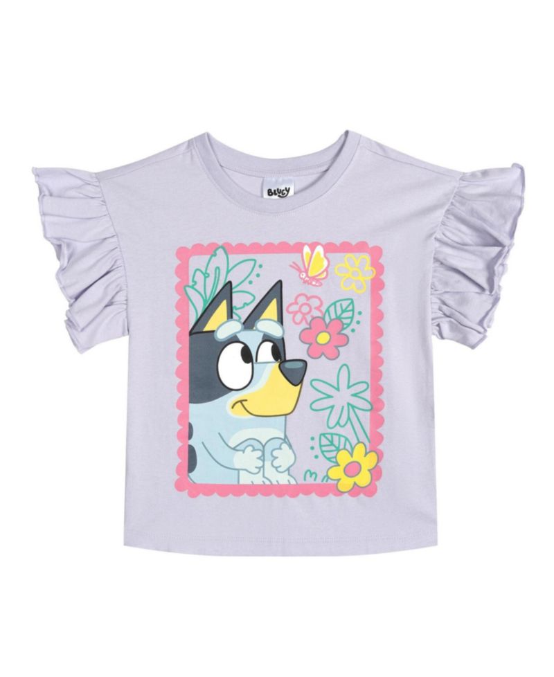 Girls (5 - 12) 2-Piece T-Shirt and Denim Leggings Set