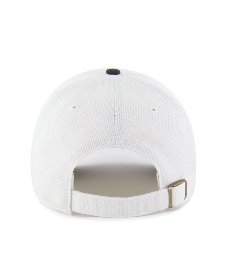 Men's Cream/Navy Seattle Seahawks Pique Patch Clean Up Adjustable Hat