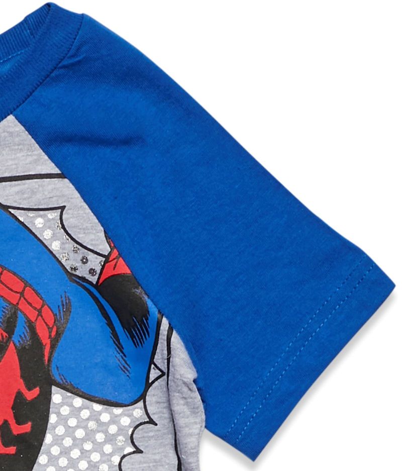 Little Boys Marvel Captain America Black Panther Iron Man Short Sleeve Graphic T-Shirt
