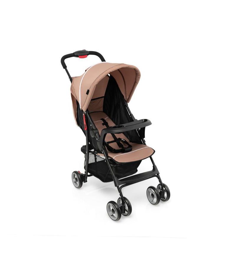 Toddler Travel Stroller for Airplane with Adjustable Backrest and Canopy