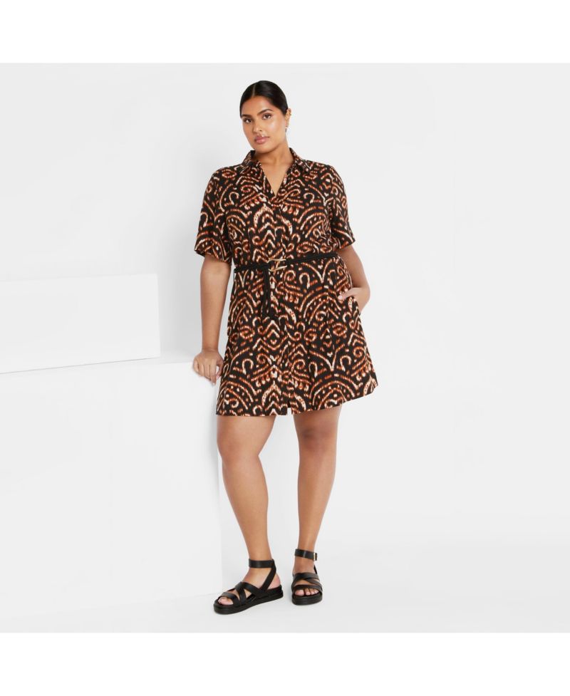 Plus Size Amara Print Dress