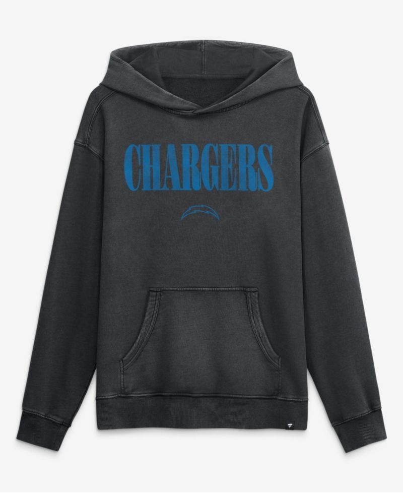 Men's Black Los Angeles Chargers Relaxed Intense Rivalry French Terry Hoodie