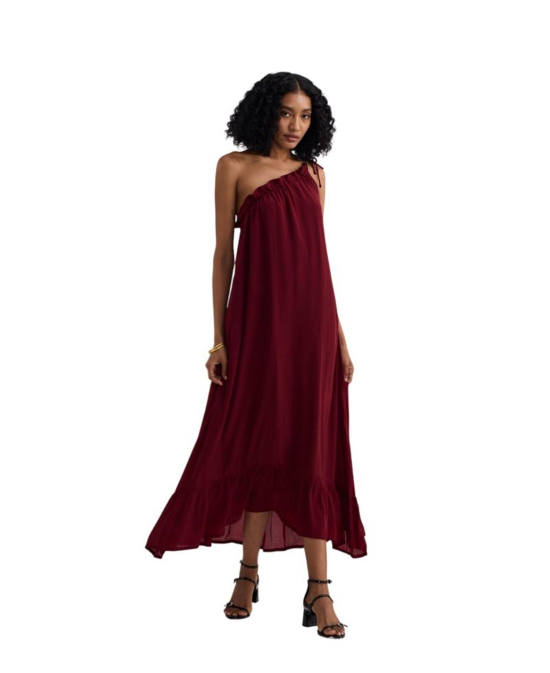 Women's One-shoulder Midi dress