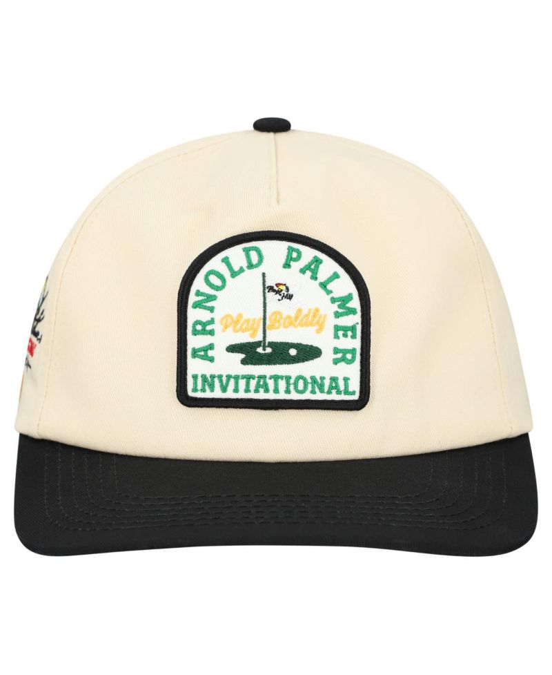 Men's and Women's Cream Arnold Palmer Invitational Five-Panel Snapback Hat