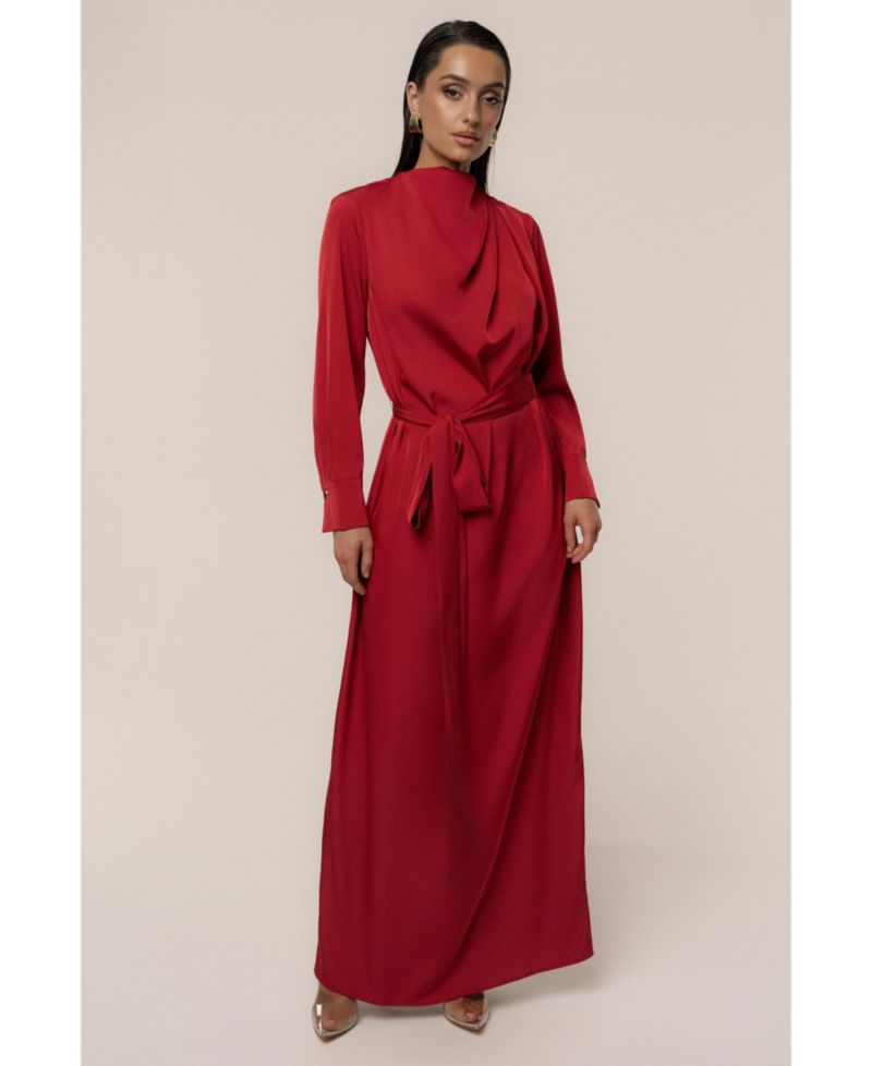 Women's Victoria Satin Maxi Dress