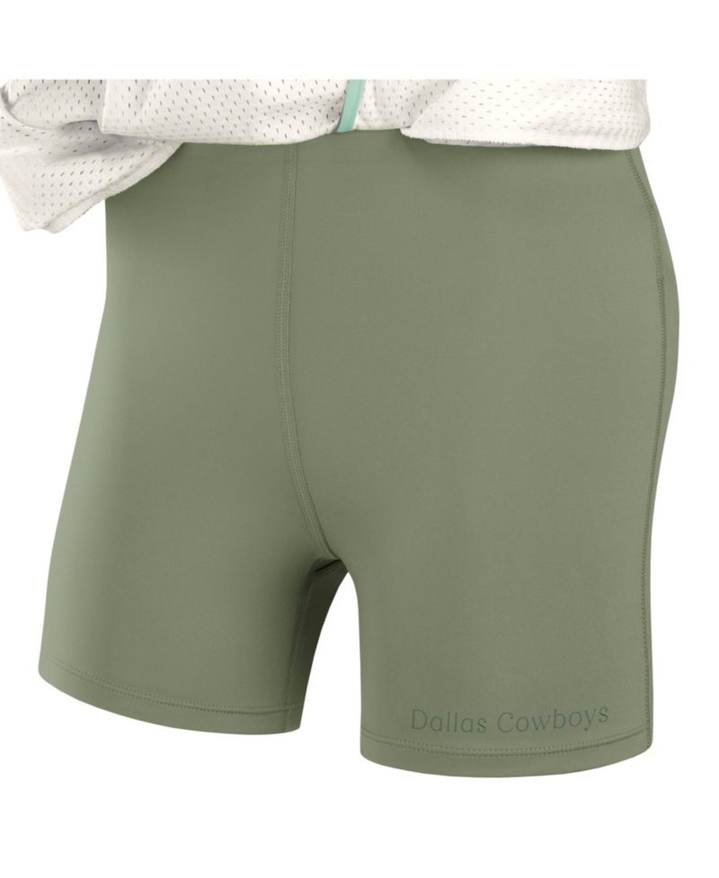 Women's Cream Dallas Cowboys Studio Wellness Skorts