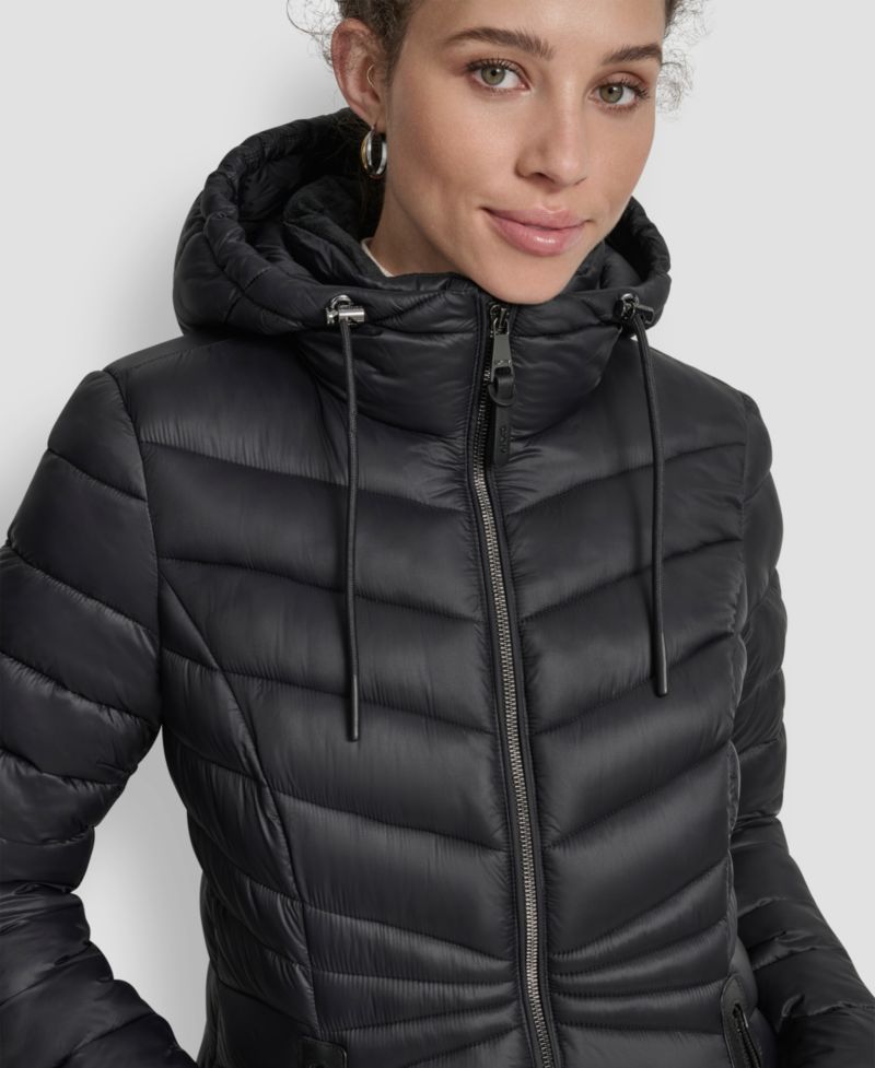 Women's Stand Collar Zipper-Front Coat