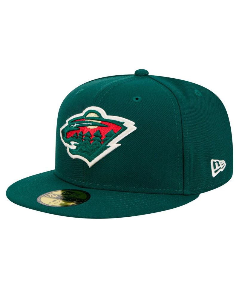Men's Green Minnesota Wild Core 59FIFTY Fitted Hat