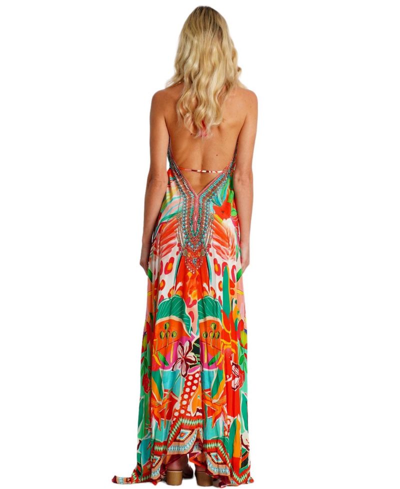 Women's Maxi halterneck Dress