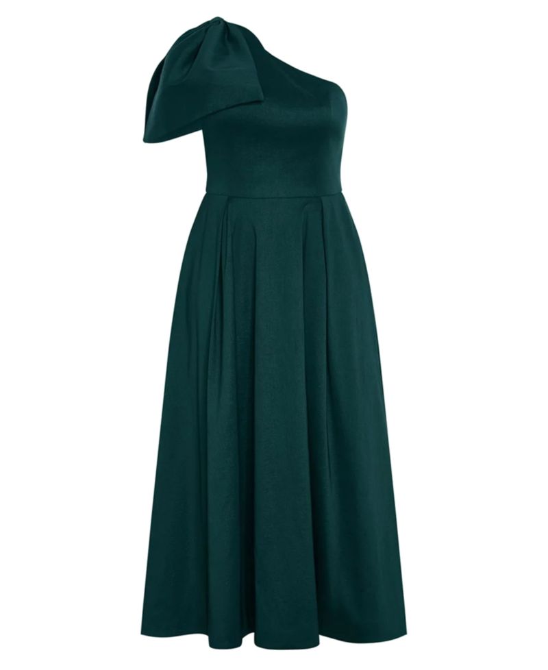 Plus Size Captivate One Shoulder Maxi Dress
