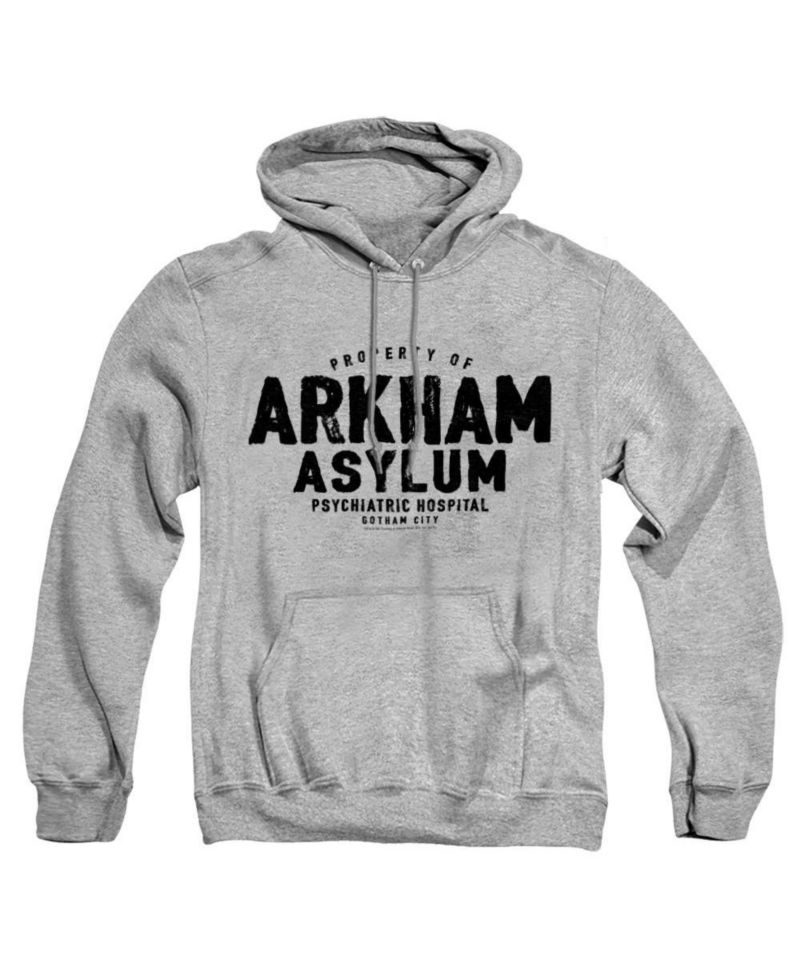 Men's Arkham Asylum Graphic Pullover Hoodie
