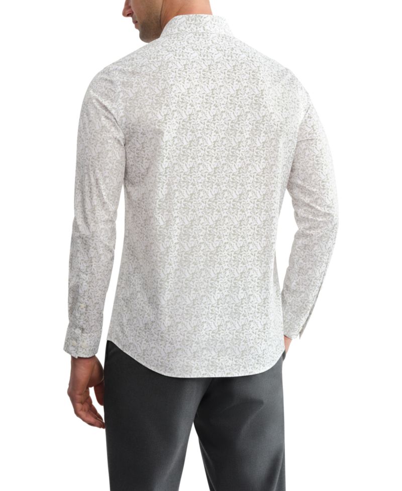 Men's Cool Max Fiber Spread Collar Dress Shirt