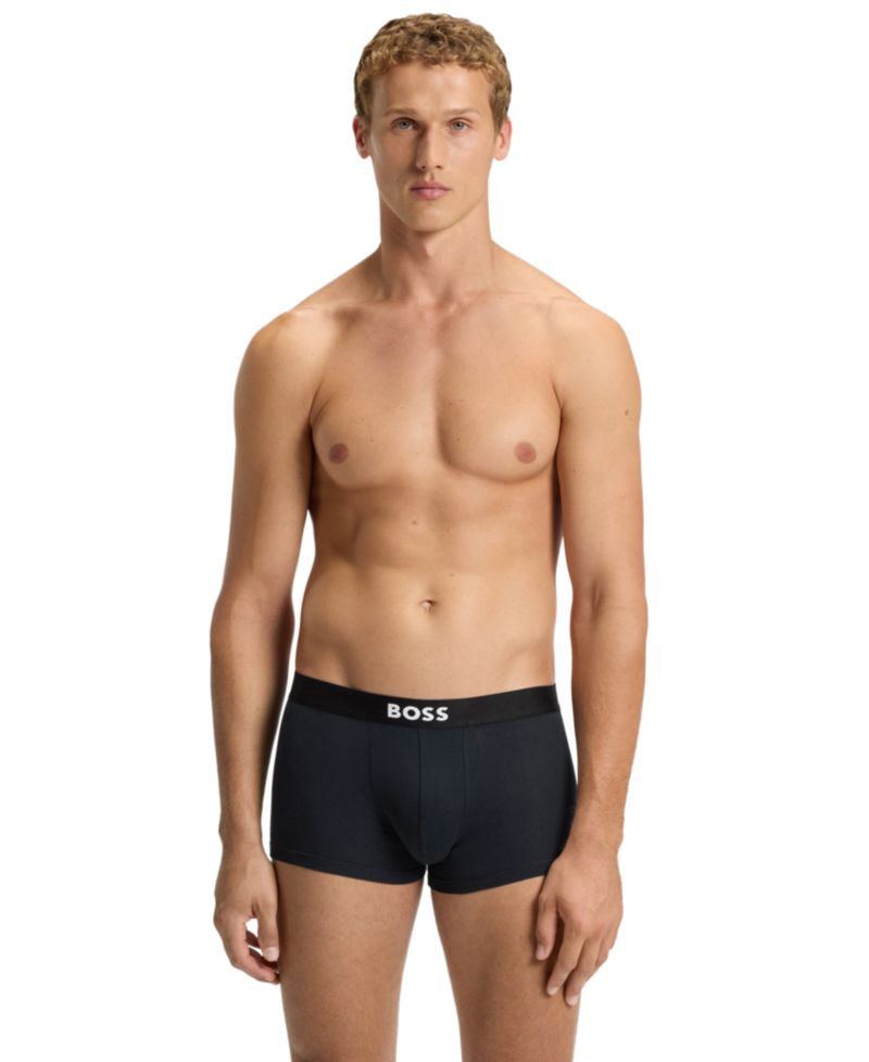 Men's 3-Pack Stretch Cotton Trunks