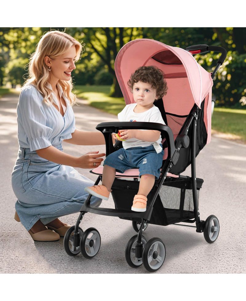 / Foldable, Lightweight, Travel-friendly, 5-Point Safety System / Toddler Stroller