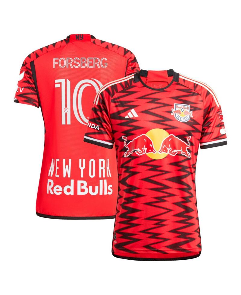 Men's Emil Forsberg Red New York Red Bulls 2024 Legacy Authentic Player Jersey