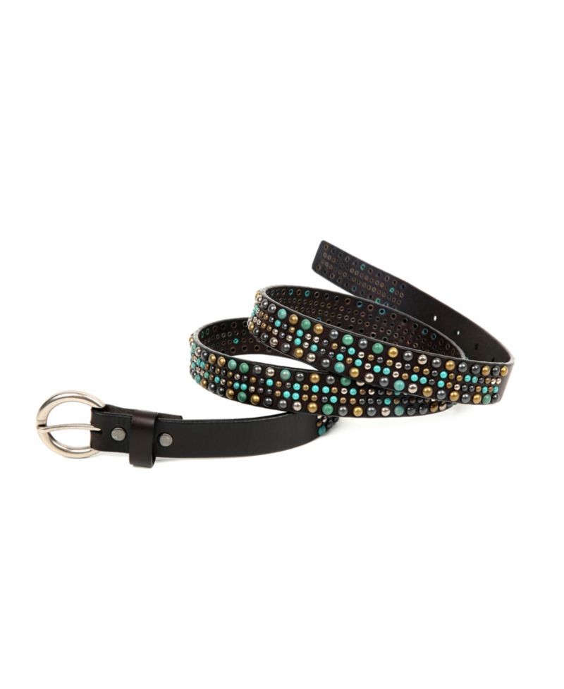 Women's Amazonite Leather Belt