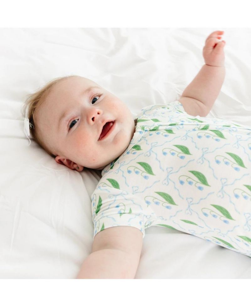 Baby Girls Bluebell Bows Bamboo Sleeper