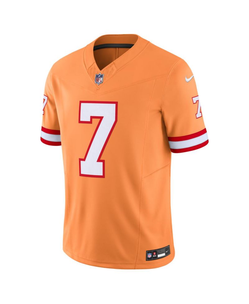 Men's Bucky Irving Orange Tampa Bay Buccaneers Alternate 2 Throwback Vapor F.U.S.E. Limited Jersey
