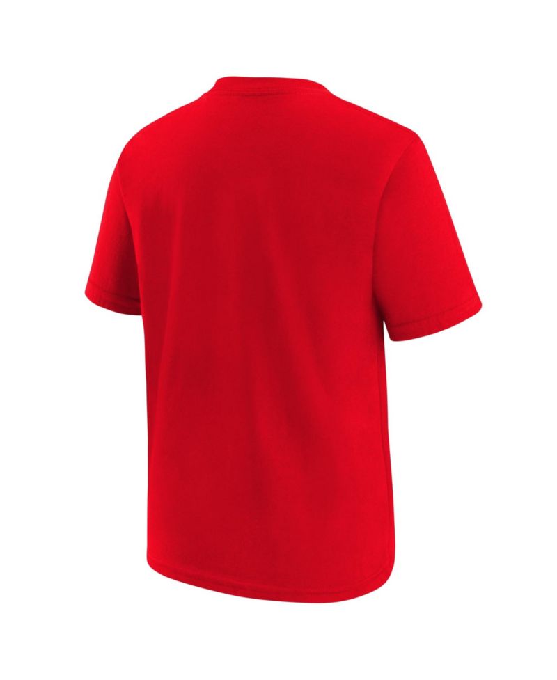 Big Boys and Girls Red Texas Rangers Hometown Collection T-Shirt