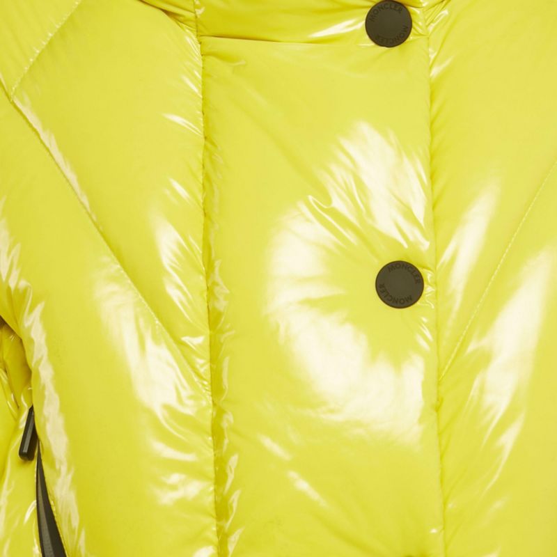 Women's Grenoble Yellow Nylon Down Ski Jacket