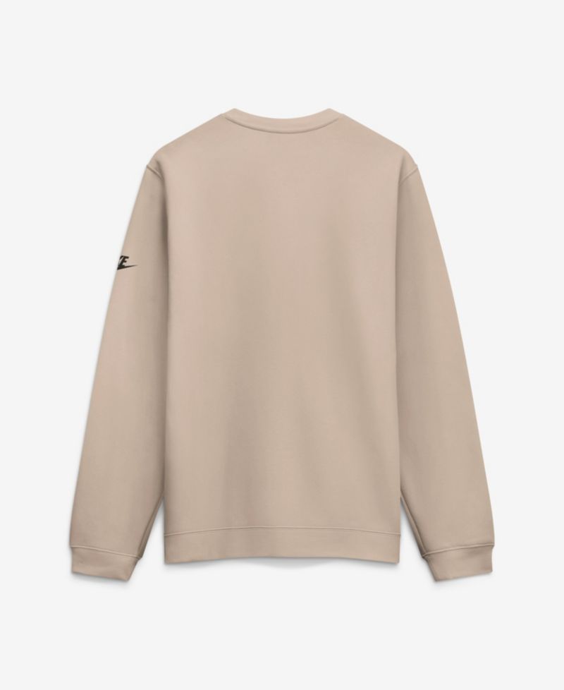 Men's Sand San Francisco 49ers I-Formation Rewind Club Crew Sweatshirt