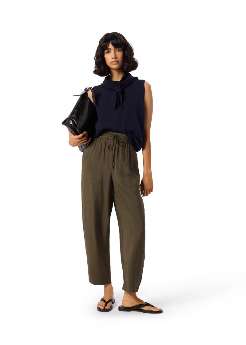 Women's Linen Elasticated Short
